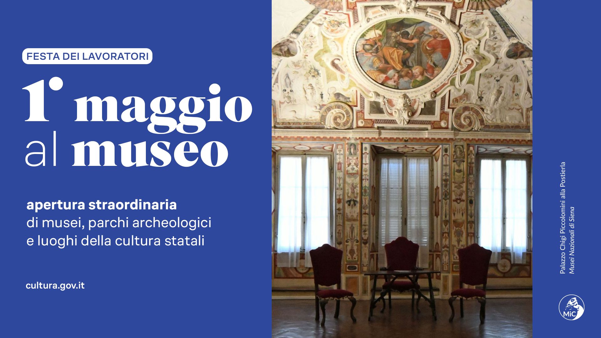 1 Maggio 2026: Palazzo Chigi Piccolomini alla Postierla